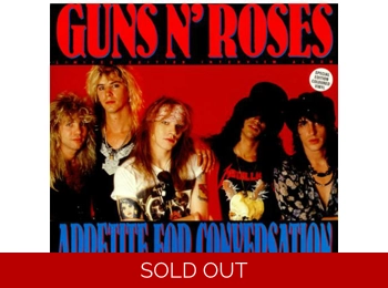 Guns N' Roses ‎– Appetite For Conversation - UK Limited Edition 12" Clear Vinyl Interview Disc